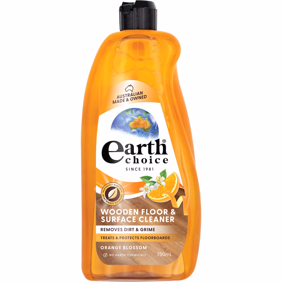Earth Choice Floor Cleaner Wooden Surface 750mL