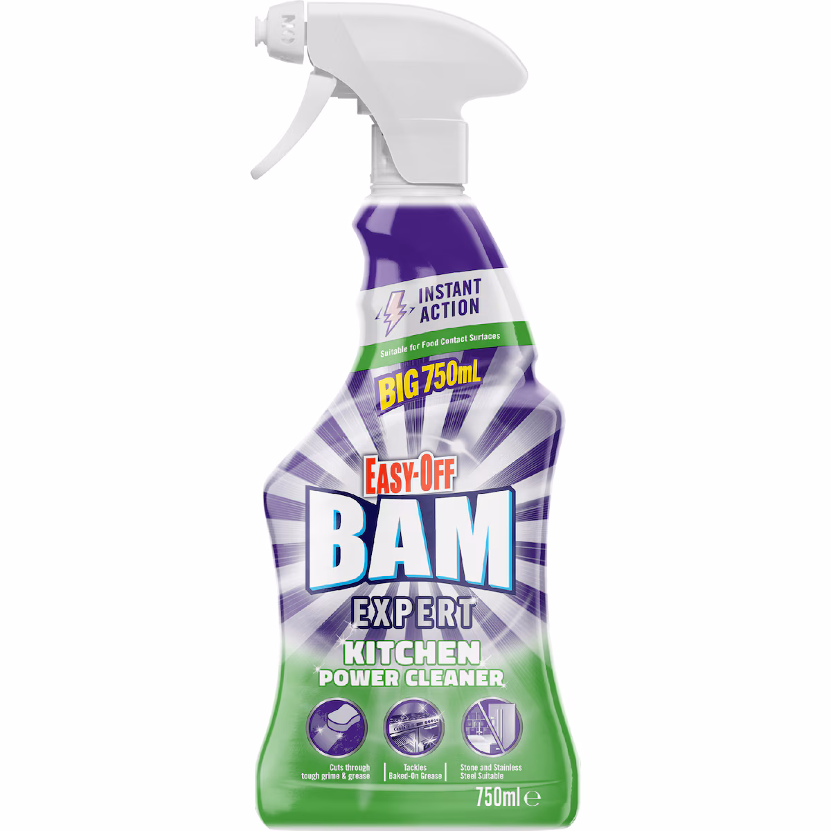 Easy-Off Bam Kitchen Degreaser Cleaning Spray 750mL