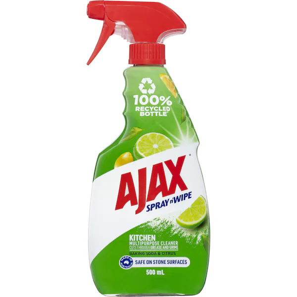 Ajax Spray & Wipe Glass Cleaner 500mL