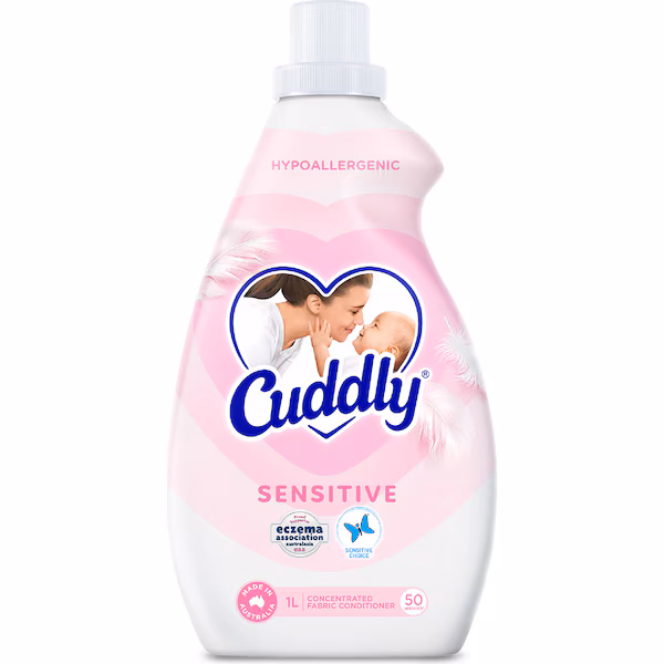 Cuddly Ultra Fabric Softener Sensitive 1L