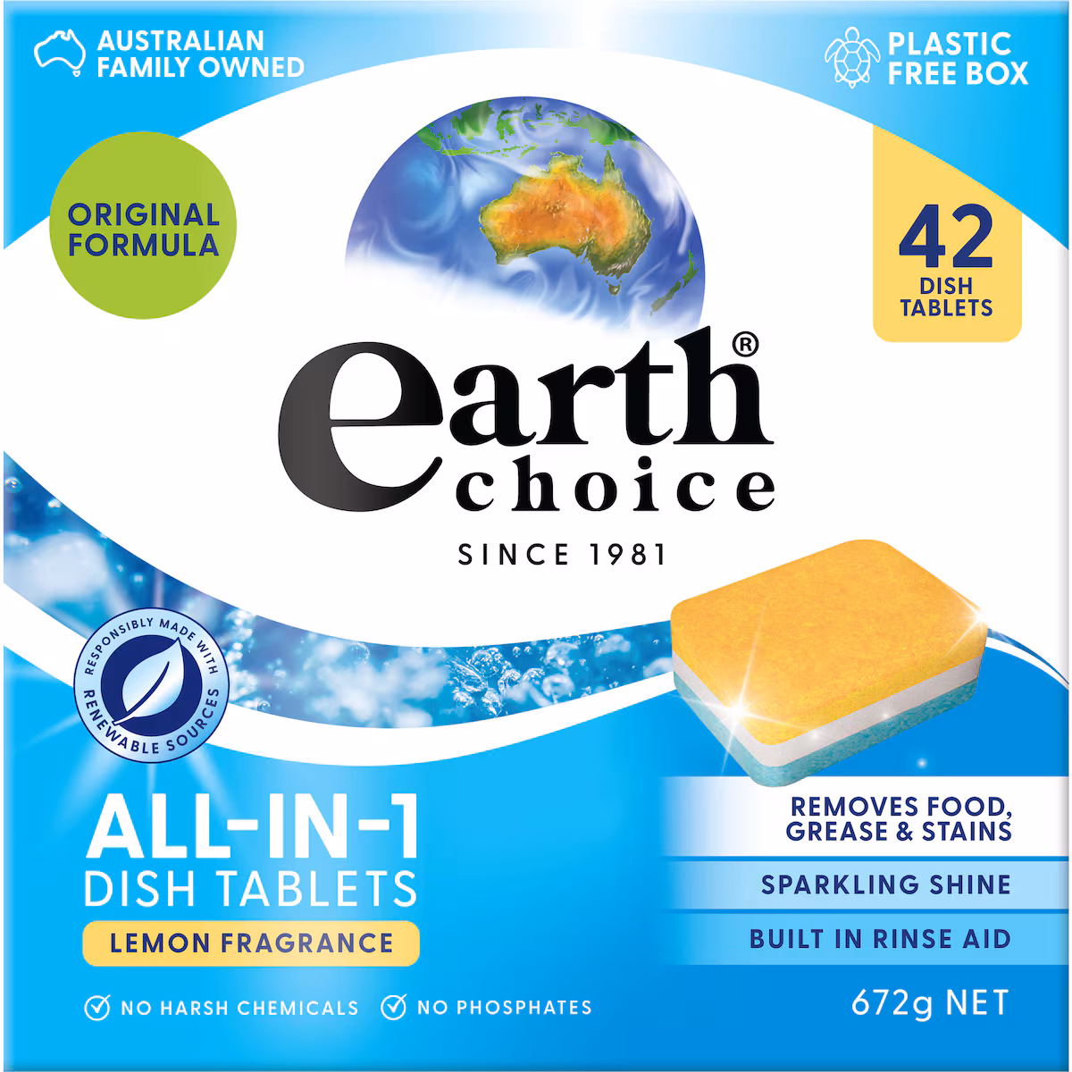 Earth Choice Dishwashing Tablets 42 pack