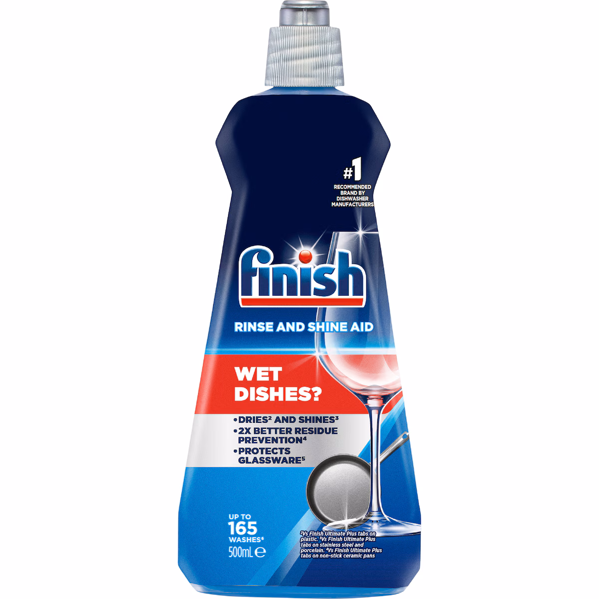 Finish Rinse & Shine Dishwashing Aid 500mL