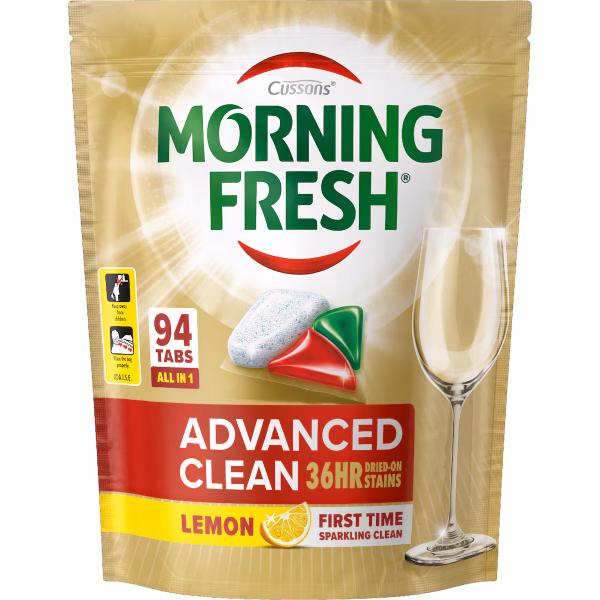 Morning Fresh Advanced Clean Dishwasher Tablets Lemon 94 pack