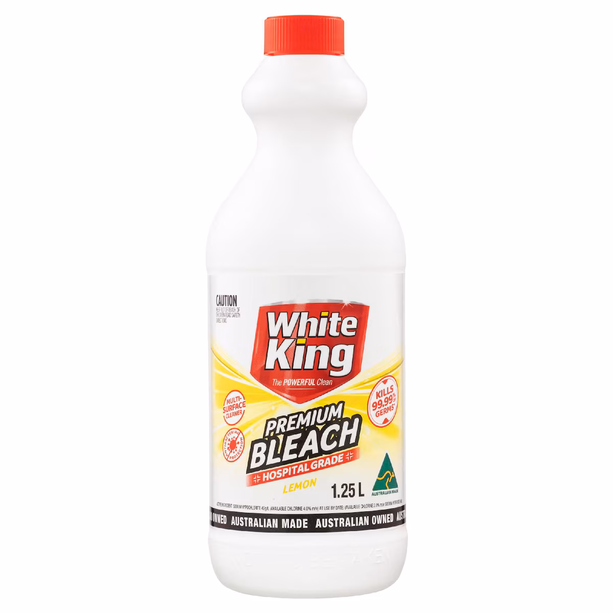 White King Bleach Lemon 1.25L